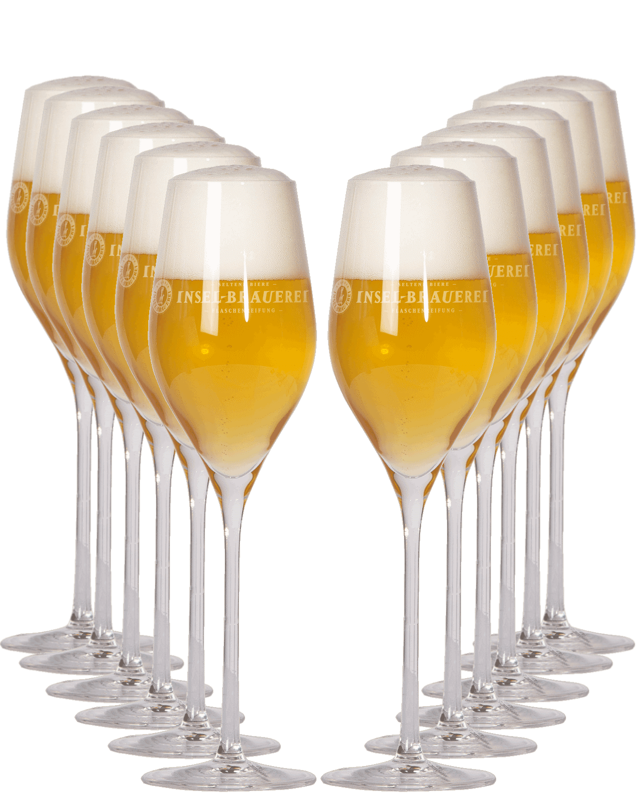 12 x Aperitif Glass - Logo Insel-Brauerei